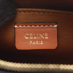 Celine Shoulder Bag Cuille Triomphe Mini Camera Black Brown Multi — view 5