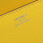 Hermes Shoulder Bag Twins ck Jaune Ambre Leather — view 6