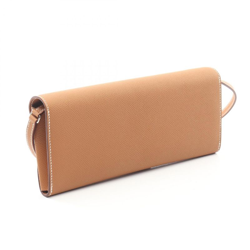Hermes Shoulder Bag Chaine Dancre Too Go Gold Leather — view 3