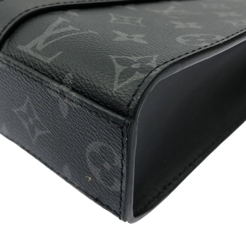 Louis Vuitton Monogram Eclipse Sac Plat Cross Bag — view 4