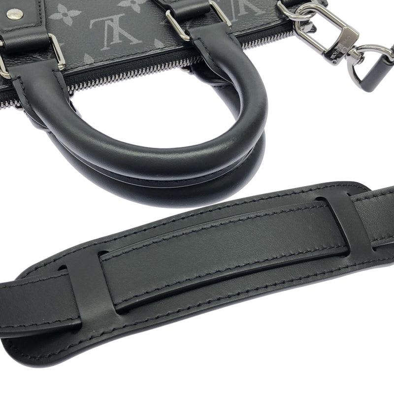 Louis Vuitton Monogram Eclipse Sac Plat Cross Bag — view 5
