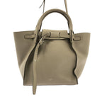 Celine Leather 2-Way Big Bag Small Handbag Light Taupe — view 4