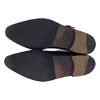 Bottega Veneta Side Gore Leather Short Boots 42 1 2 Black — view 5