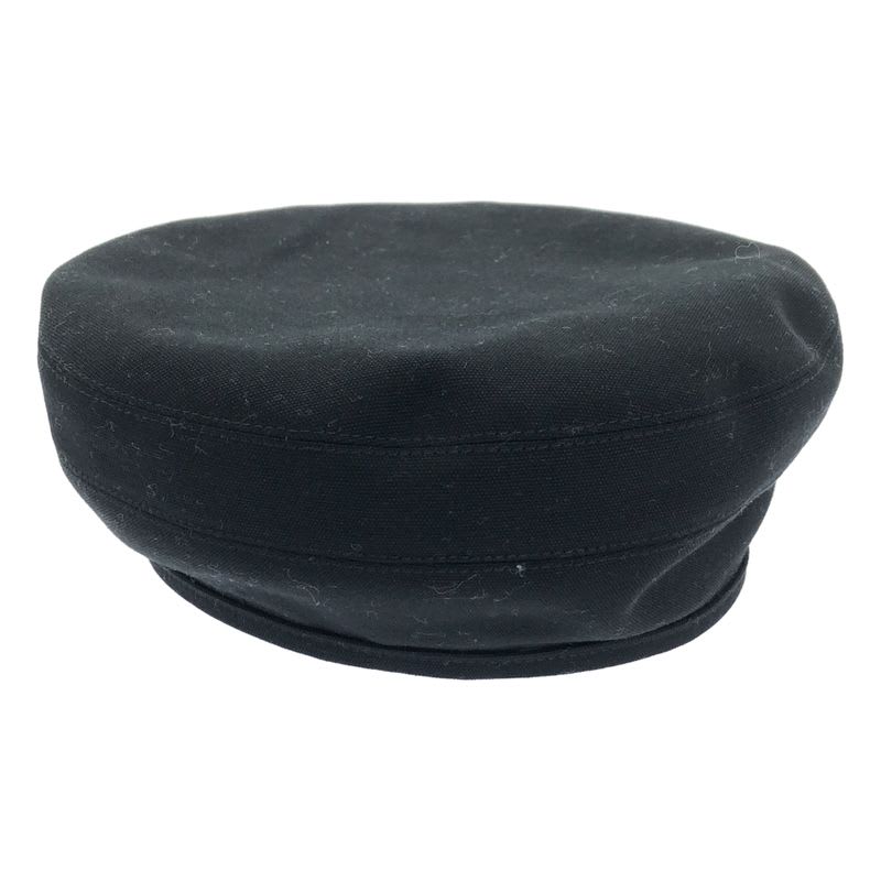 Hermes Saint Honore Hosey & Hoody Cotton Beret 57 Black — view 2