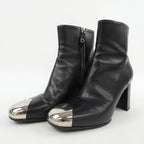 Louis Vuittone Line Size 37 Black Boots — view 3