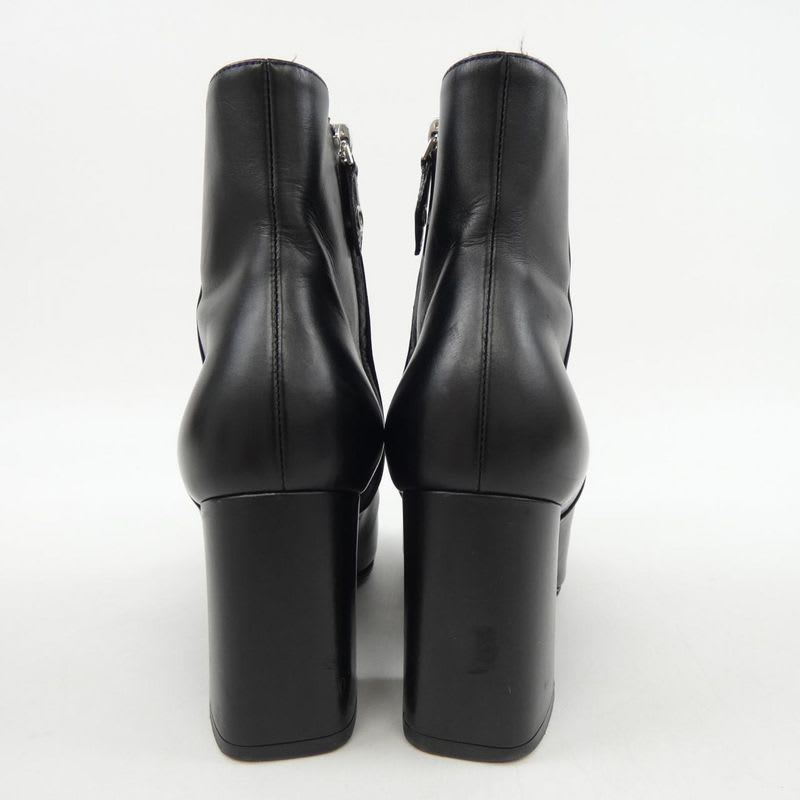 Louis Vuittone Line Size 37 Black Boots — view 5