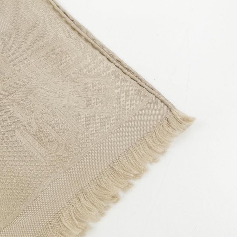 Hermes Coaching Silk Muffler Jacquard S Stole Scarf — view 2