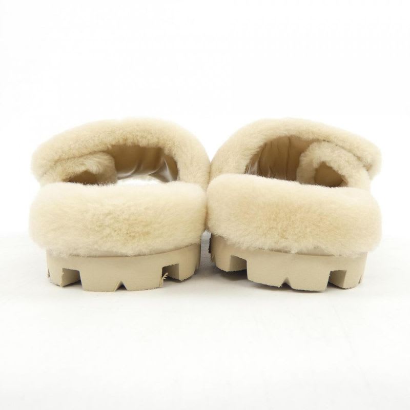 Prada Triangle Logo Shearling Slides 1 Xx662 Sandals — view 5