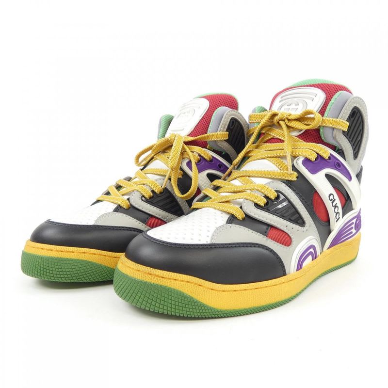 Gucci Basket Size 5 Black Sneakers — view 3