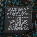 Hermes Plaid Tartan Green Stole — view 3