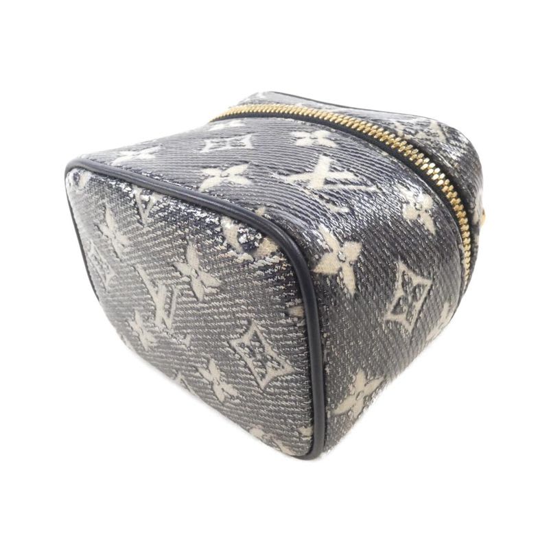 Louis Vuitton Monogram Laminated Jacquard Micro Vanity Shoulder Bag — view 4