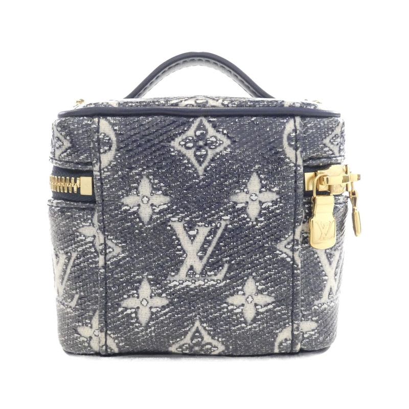 Louis Vuitton Monogram Laminated Jacquard Micro Vanity Shoulder Bag — view 3