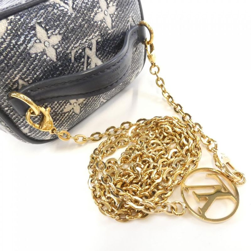 Louis Vuitton Monogram Laminated Jacquard Micro Vanity Shoulder Bag — view 6