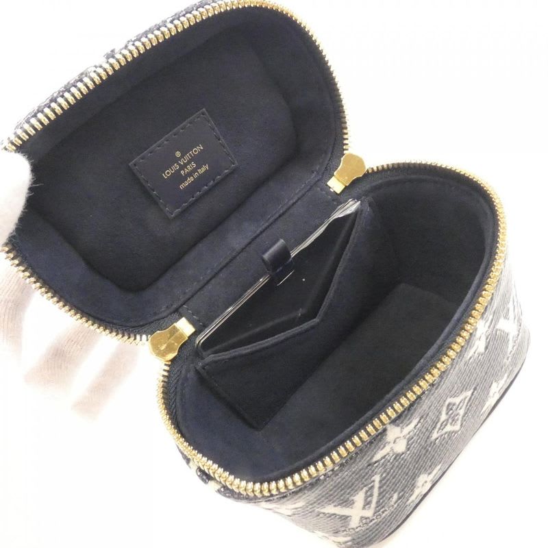 Louis Vuitton Monogram Laminated Jacquard Micro Vanity Shoulder Bag — view 7