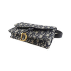 Christian Dior Oblique Saddle Belt Pouch S5619 Ctzq Waist Bag — view 4