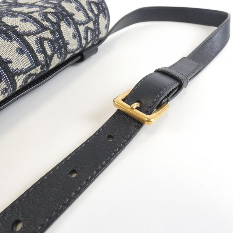 Christian Dior Oblique Saddle Belt Pouch S5619 Ctzq Waist Bag — view 8