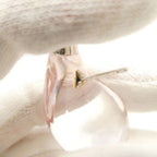 Bottega Veneta Transparent Drop Earrings Resin Ring Silver