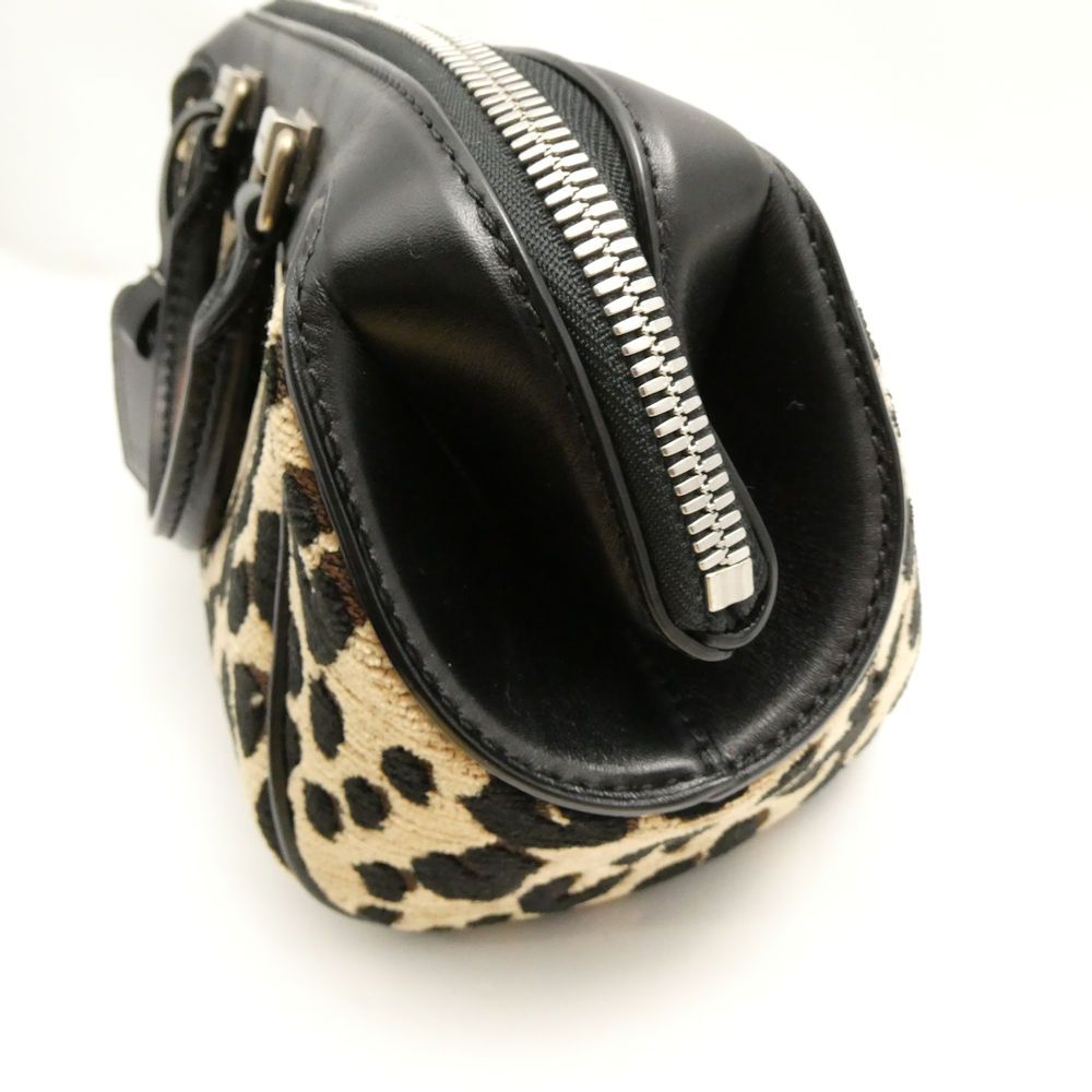 Louis Vuitton Leopard Baby Handbag Jacquard Fabric Pattern Print — view 5