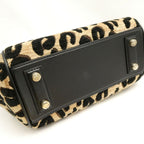 Louis Vuitton Leopard Baby Handbag Jacquard Fabric Pattern Print — view 6