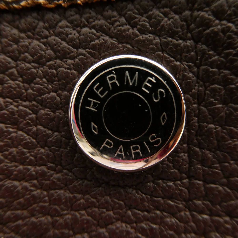 Hermes Garden Party PM Handbag Leather Tote — view 8