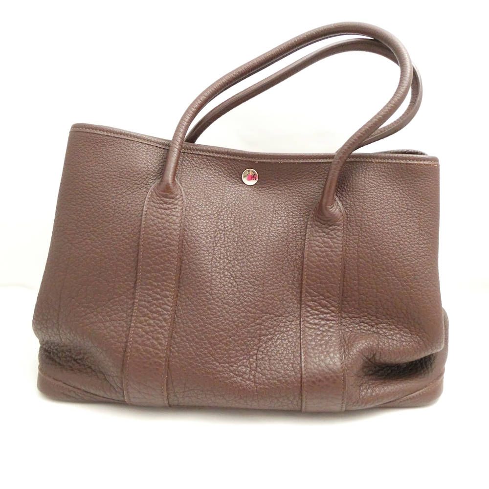 Hermes Garden Party PM Handbag Leather Tote — view 2