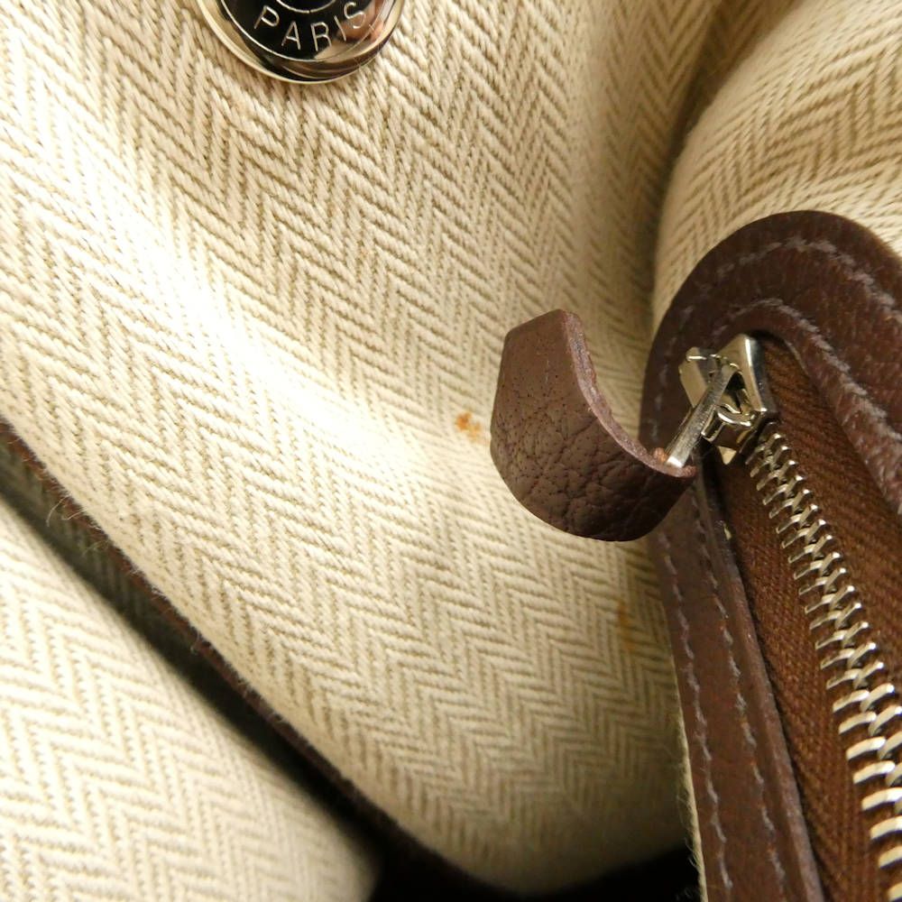 Hermes Garden Party PM Handbag Leather Tote — view 9