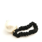 Chanel Hair Tie Faux Pearl CC Logo — view 4