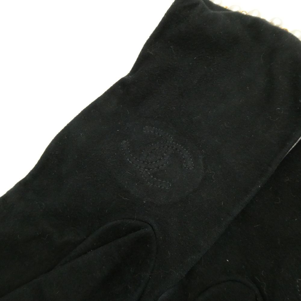 Chanel Gloves L Long Pearl — view 6