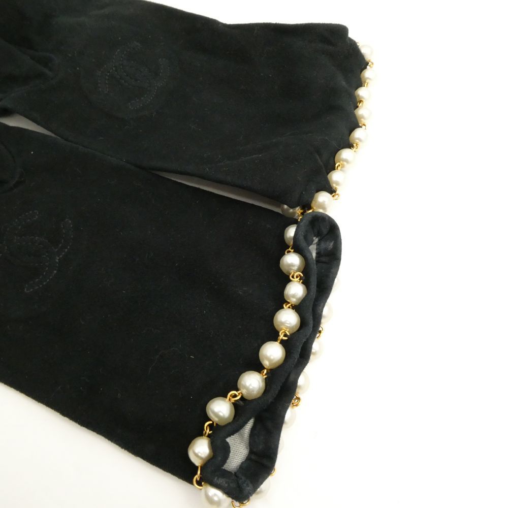 Chanel Gloves L Long Pearl — view 5