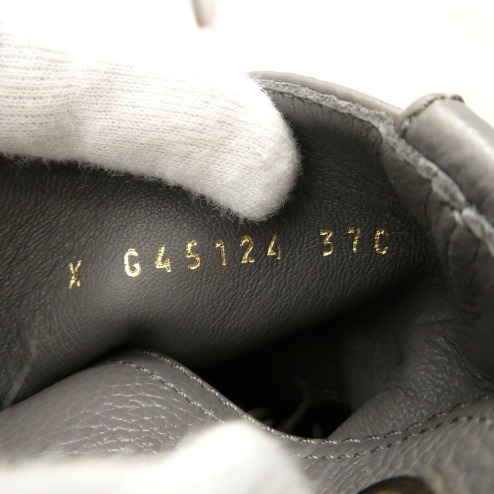 Chanel Boots 37 to CC Logo Lace Up Thick Sole — view 7
