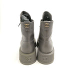 Chanel Boots 37 to CC Logo Lace Up Thick Sole — view 4