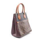 Louis Vuitton Handbag Fold Tote MM Monogram Noir Black Wine Cles — view 3