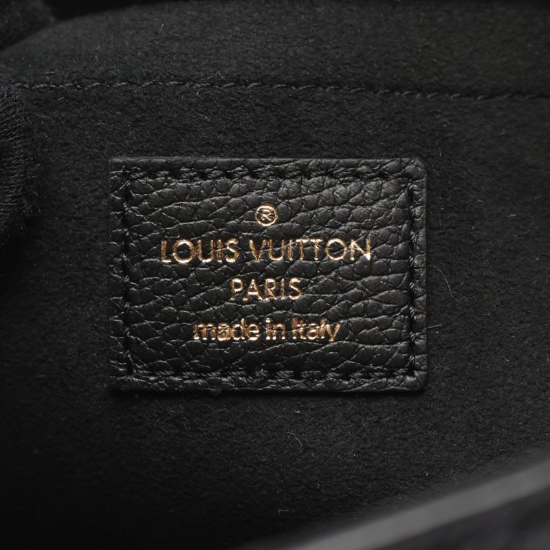 Louis Vuitton Shoulder Bag Pochette Felicie Noir Black Leather — view 5