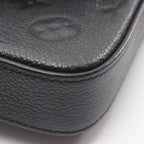 Louis Vuitton Shoulder Bag Pochette Felicie Noir Black Leather — view 9