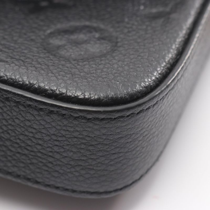 Louis Vuitton Shoulder Bag Pochette Felicie Noir Black Leather — view 9