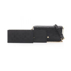 Louis Vuitton Shoulder Bag Pochette Felicie Noir Black Leather — view 6