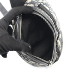 Dior Waist Bag Body Scarab Oblique Navy Canvas Leather — view 4
