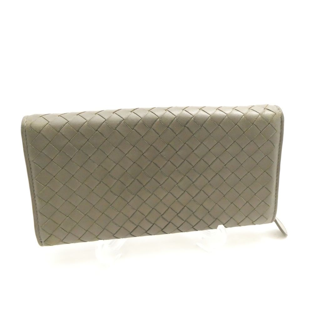Bottega Veneta Wallet Bifold Green Khaki — view 2