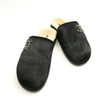 Chanel Velvet Calfskin Flats Flat Sandals 37.5 — view 2