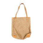 Gucci Sorry 002 115 Tote Leather GG Pattern Gold Charm Vintage — view 2