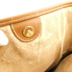 Gucci Sorry 002 115 Tote Leather GG Pattern Gold Charm Vintage — view 7