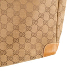 Gucci Sorry 002 115 Tote Leather GG Pattern Gold Charm Vintage — view 5