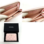 Chanel Coin Case Classic Zip Purse Ap0216 Caviar Leather Pink — view 9