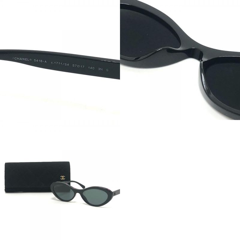Chanel Sunglasses Coco Mark 5416-a Acetate Black — view 9