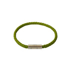 Hermes Goliath Braided Leather Bracelet Bangle Accessory Light — view 4