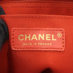 Chanel Rucksack Sac Backpack Quilted Orange Leather Chain