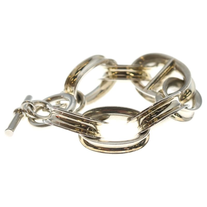Hermes Reponse Silver Bracelet — view 5