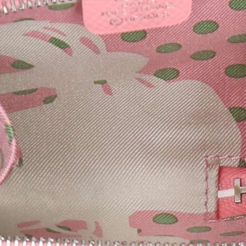 Hermes Azap Mini Silk-in Rose Confetti Vaux Epson Coin Case — view 3