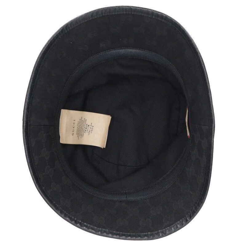 Gucci 4 Hg53 Interlocking G GG Pattern Bucket Hat — view 3