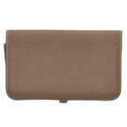 Hermes Dogon Duo GM Togo Etoupe Wallet — view 2